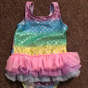 Girls Toddler 2T Cat & Jack Swimsuit, great cond